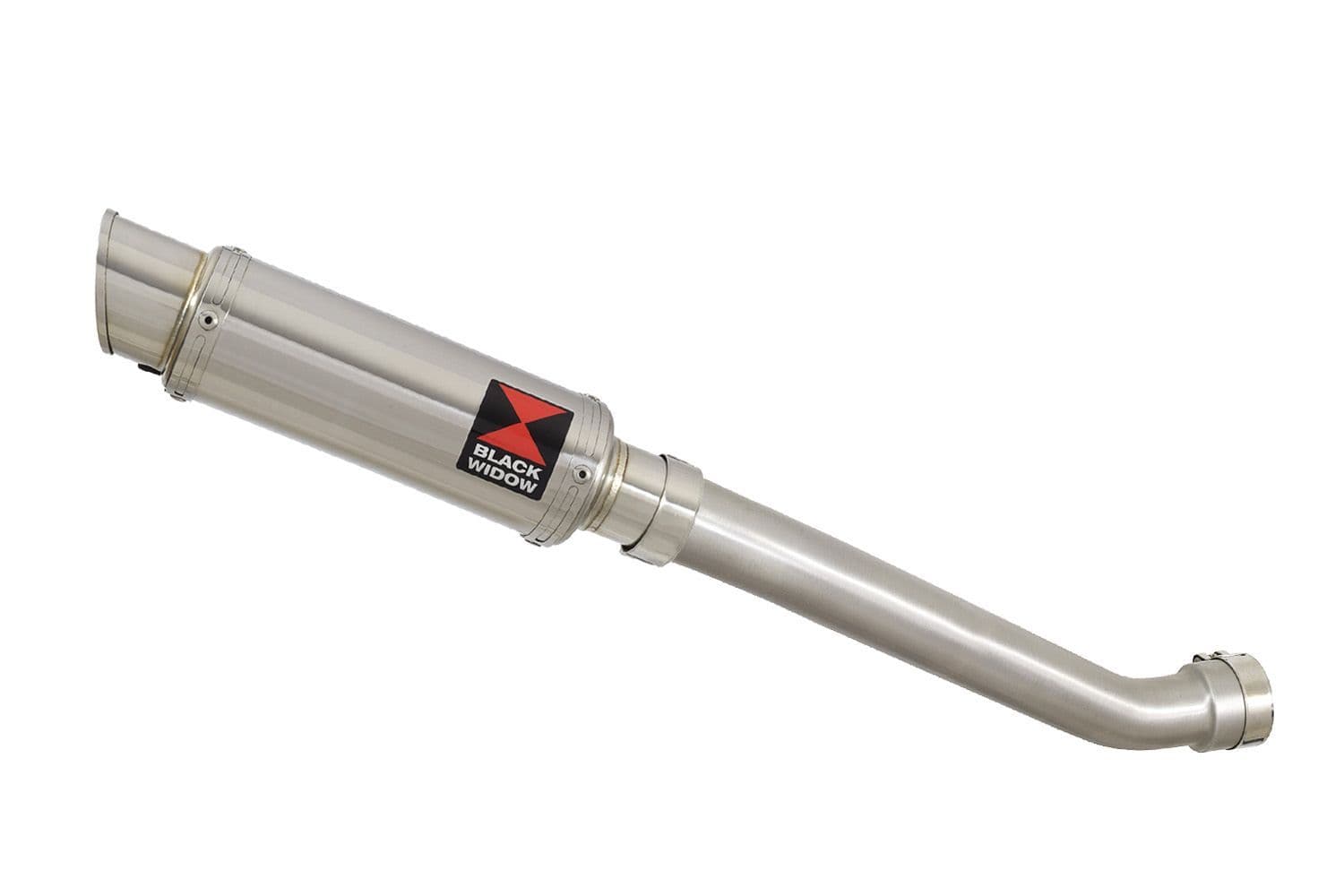 YZF R1 5PW 02-03 Exhaust Link Pipe 230mm GP Round Stainless Silencer