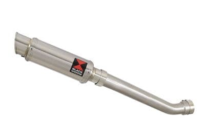 YZF R1 5PW 02-03 Exhaust Link Pipe + 230mm GP Round Stainless Silencer