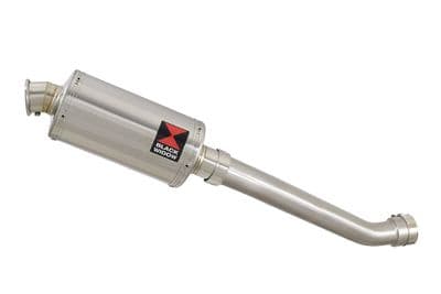 YZF R1 5PW 02-03 Exhaust Link Pipe + 230mm Oval Stainless Silencer