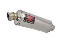 YZF R1 5PW 02-03 Exhaust Link Pipe + 300mm Round Stainless Silencer