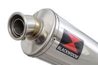 YZF R1 5PW 02-03 Exhaust Link Pipe + 300mm Round Stainless Silencer