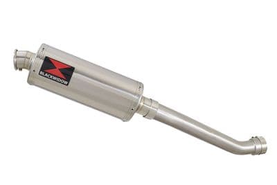 YZF R1 5PW 02-03 Exhaust Link Pipe + 300mm Round Stainless Silencer