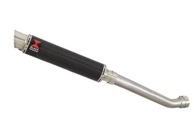YZF R1 5PW 02-03 Exhaust Link Pipe + 350mm GP Round Carbon Silencer