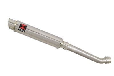 YZF R1 5PW 02-03 Exhaust Link Pipe + 350mm GP Round Stainless Silencer