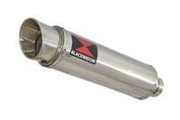 YZF R1 5PW 02-03 Exhaust Link Pipe + 360mm GP Round Stainless Silencer