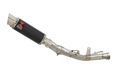 YZF - R1 R1M 2015 - 2025 Stainless De - Cat Collector + 230mm GP Round Carbon Silencer