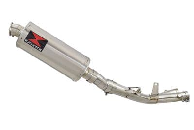 YZF - R1 R1M 2015 - 2025 Stainless De - Cat Collector + 300mm Oval Stainless Silencer