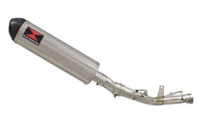 YZF - R1 R1M 2015 - 2025 Stainless De - Cat Collector + 400mm Oval Stainless Carbon Tip Silencer