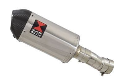 YZF - R1 R1M 2015 - 2025 Stainless Link Pipe + 200mm Oval Stainless Carbon Tip Silencer