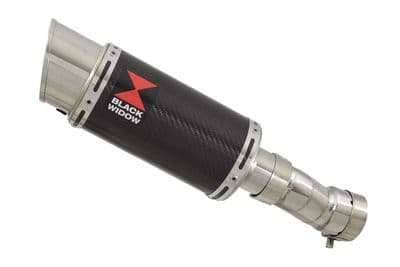 YZF - R1 R1M 2015 - 2025 Stainless Link Pipe + 200mm Round Carbon Silencer