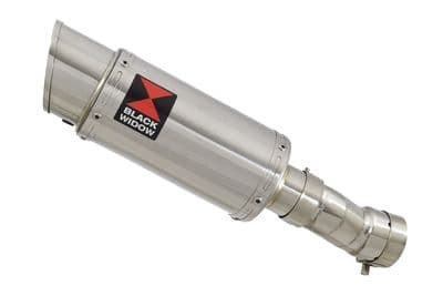 YZF - R1 R1M 2015 - 2025 Stainless Link Pipe + 200mm Round Stainless Silencer