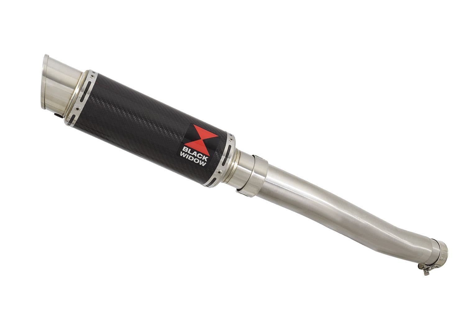 YZF-R6 1998-2002 Exhaust Silencer 230mm GP Round Carbon