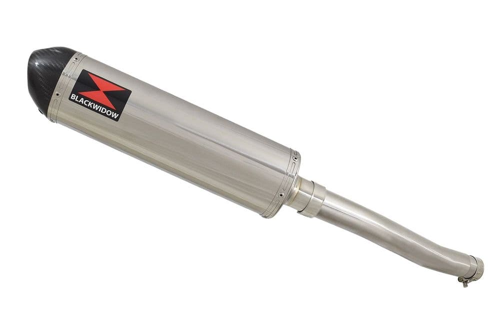 YZF-R6 1998-2002 Exhaust Silencer 400mm Oval Stainless Carbon Tip