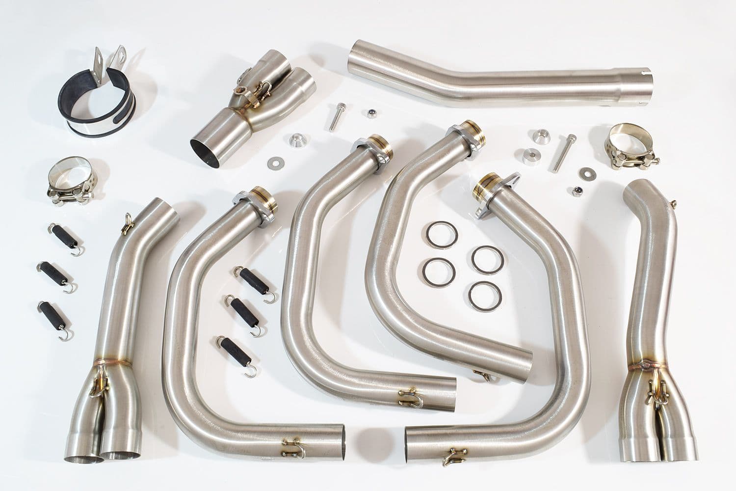 YZF-R6 2003-2005 De-Cat Exhaust System 230mm Round Stainless Silencer