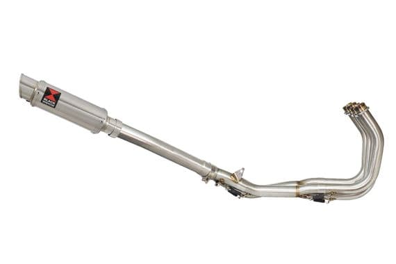 YZF-R6 2003-2005 De-Cat Exhaust System 230mm Round Stainless Silencer