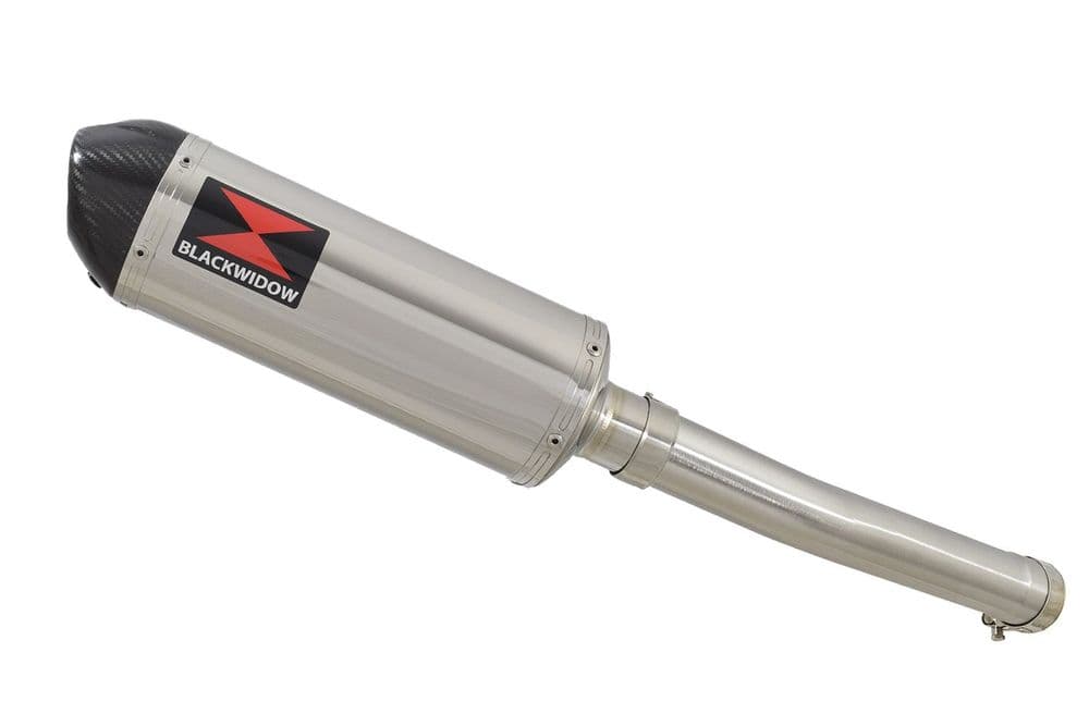 YZF-R6 2003-2005 Exhaust Silencer Kit 300mm Oval Stainless Carbon Tip
