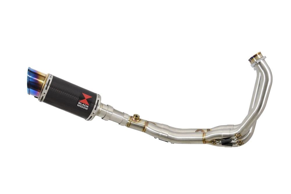 YZF - R6 2006 - 2025 RJ27 Race De - Cat Exhaust System 200mm Round Blue ...