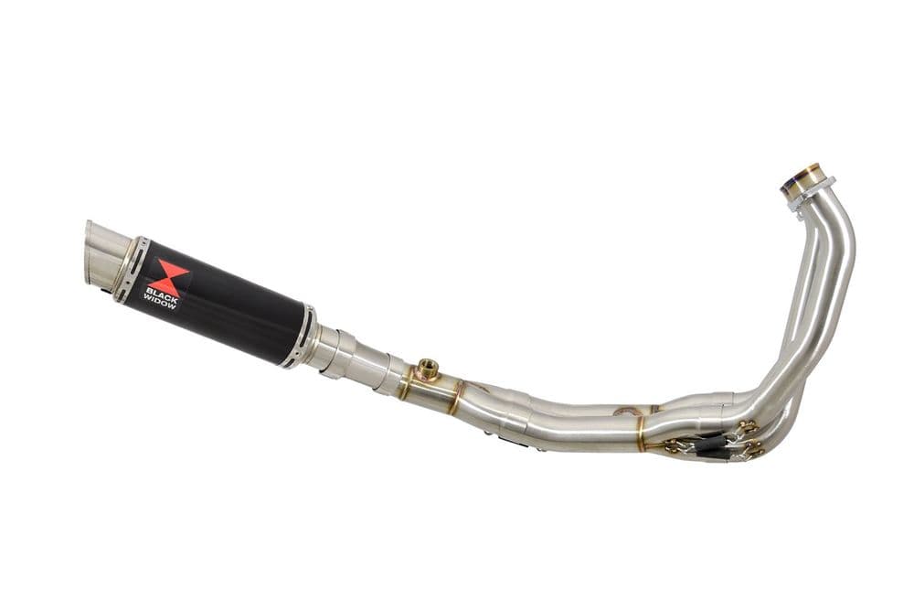 YZF - R6 2006 - 2025 RJ27 Race De Cat Exhaust System 230mm Round Black ...