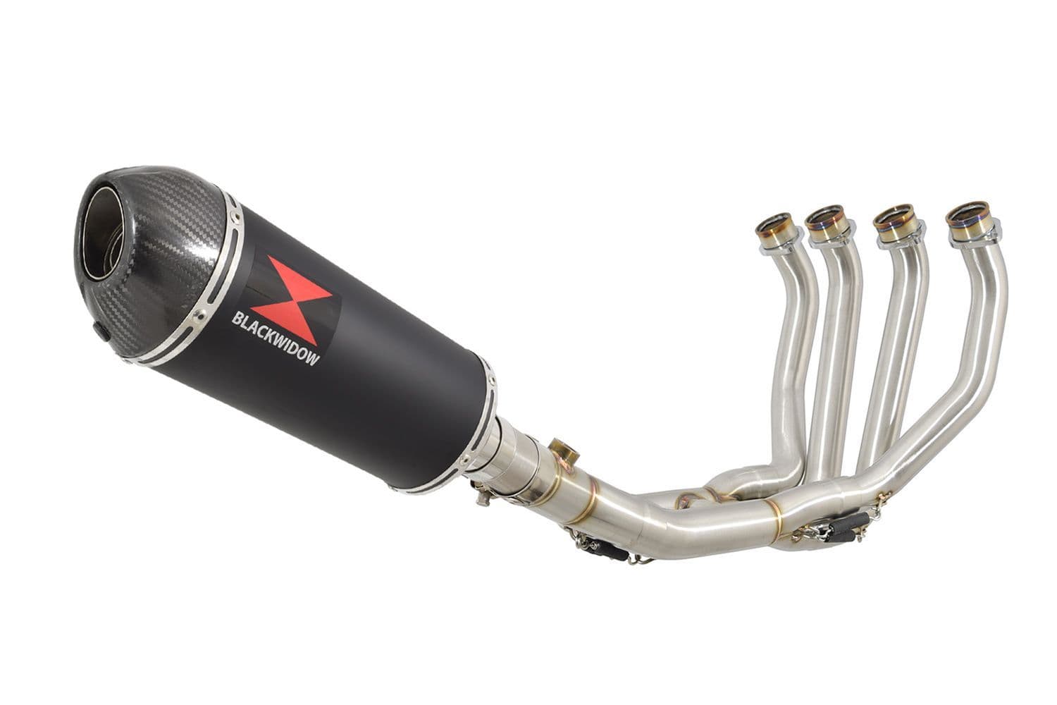 YZF-R6 2006 - 2025 RJ27 Race De Cat Exhaust System 300mm Oval Black ...