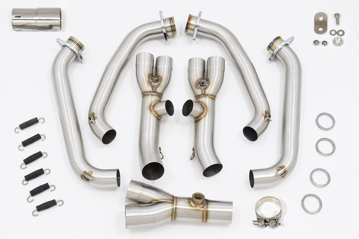 YZF - R6 2006 - 2025 RJ27 Race De Cat Exhaust System - No Silencer