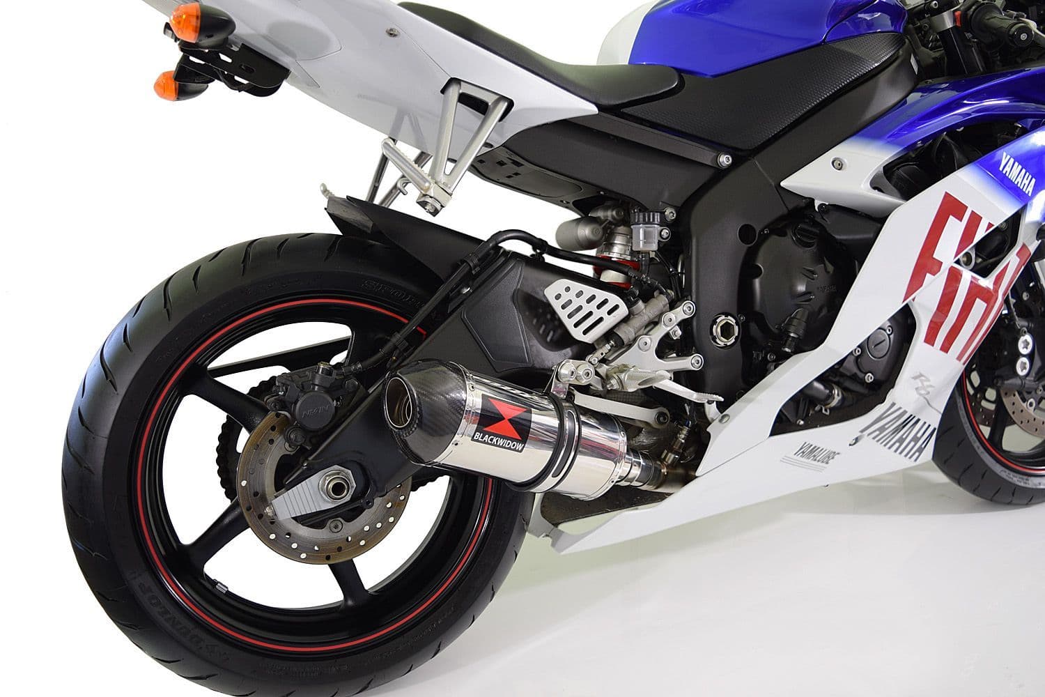 YZF - R6 2006 - 2025 RJ27 Silencer Kit 300mm Oval Stainless Carbon Tip