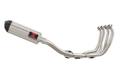 YZF1000 R Thunderace 1996-2003 Exhaust System 300mm Oval Stainless Carbon Tip Silencer