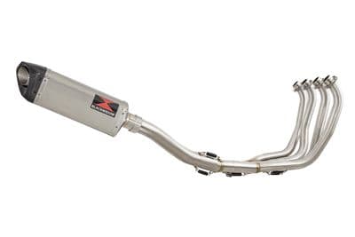 YZF1000 R Thunderace 1996-2003 Exhaust System 300mm Tri Oval Stainless Carbon Silencer