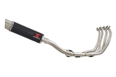 YZF1000 R Thunderace 1996-2003 Exhaust System 360mm GP Round Black Stainless Silencer