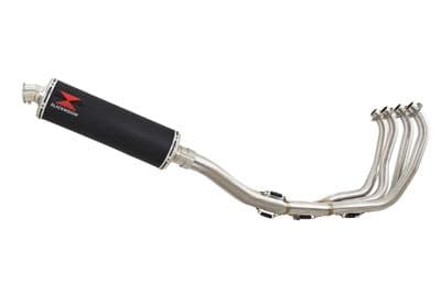 YZF1000 R Thunderace 1996-2003 Exhaust System 400mm Oval Black Stainless Silencer