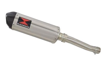 YZF750R YZF750 Exhaust Silencer Kit 300mm Oval Stainless Carbon Tip
