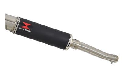 YZF750R YZF750 Exhaust Silencer Kit 360mm GP Round Black Stainless