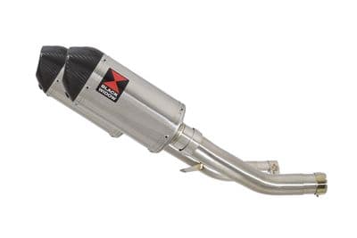 Z 1000 ZR1000A 2003 - 2006 4 - 2 Exhaust Link Pipe 200 mm Oval Silencer 200ST