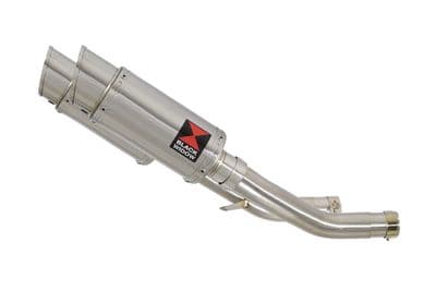 Z 1000 ZR1000A 2003 - 2006 4 - 2 Exhaust Link Pipe 200 mm Round Silencer 200SS