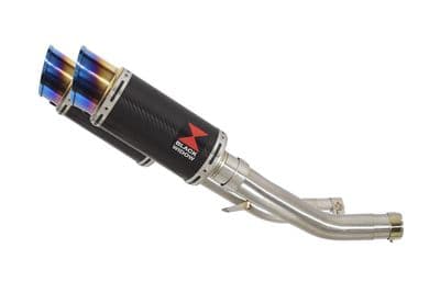 Z 1000 ZR1000A 2003 - 2006 4 - 2 Exhaust Link Pipe 200 mm Round Silencer CL20R
