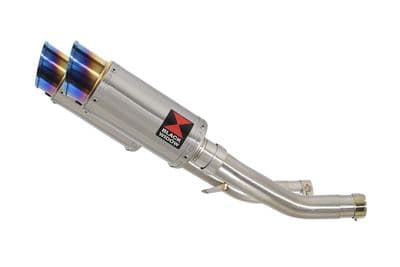 Z 1000 ZR1000A 2003 - 2006 4 - 2 Exhaust Link Pipe 200 mm Round Silencer SL20R