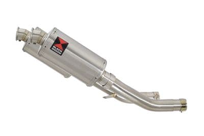 Z 1000 ZR1000A 2003 - 2006 4 - 2 Exhaust Link Pipe 230 mm Oval Silencer 230SS