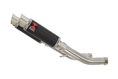 Z 1000 ZR1000A 2003 - 2006 4 - 2 Exhaust Link Pipe 230 mm Round Silencer 230CR