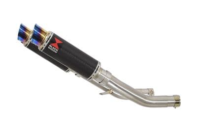 Z 1000 ZR1000A 2003 - 2006 4 - 2 Exhaust Link Pipe 230 mm Round Silencer CL23R