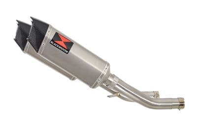 Z 1000 ZR1000A 2003 - 2006 4 - 2 Exhaust Link Pipe 300 mm Hexagonal Silencer SC30H