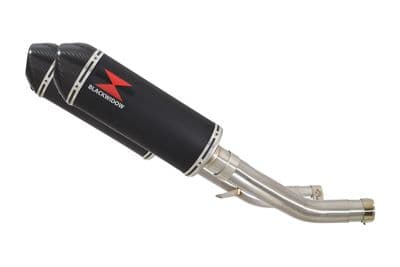 Z 1000 ZR1000A 2003 - 2006 4 - 2 Exhaust Link Pipe 300 mm Oval Silencer  300BT