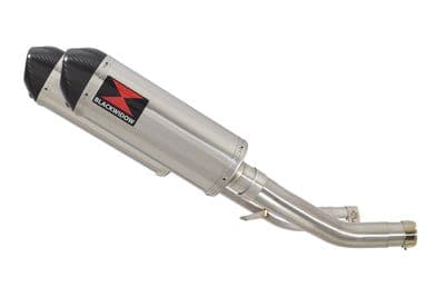 Z 1000 ZR1000A 2003 - 2006 4 - 2 Exhaust Link Pipe 300 mm Oval Silencer 300ST