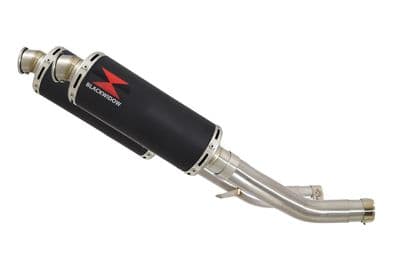 Z 1000 ZR1000A 2003 - 2006 4 - 2 Exhaust Link Pipe 300 mm Round Silencer BN30R