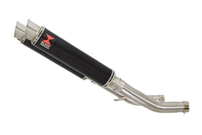 Z 1000 ZR1000A 2003 - 2006 4 - 2 Exhaust Link Pipe 350 mm Round Silencer BG35R