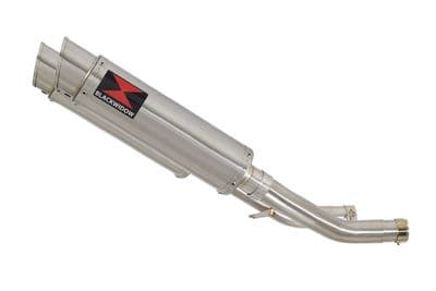 Z 1000 ZR1000A 2003 - 2006 4 - 2 Exhaust Link Pipe 350 mm Round Silencer SG36R