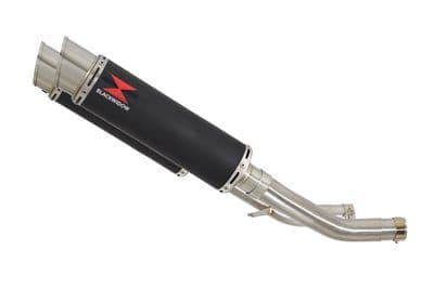 Z 1000 ZR1000A 2003 - 2006 4 - 2 Exhaust Link Pipe 360 mm Round Silencer BG36R