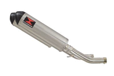 Z 1000 ZR1000A 2003 - 2006 4 - 2 Exhaust Link Pipe 400 mm Oval Silencer 400ST