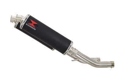 Z 1000 ZR1000A 2003 - 2006 4 - 2 Exhaust Link Pipe 400 mm Oval Silencer BN40V