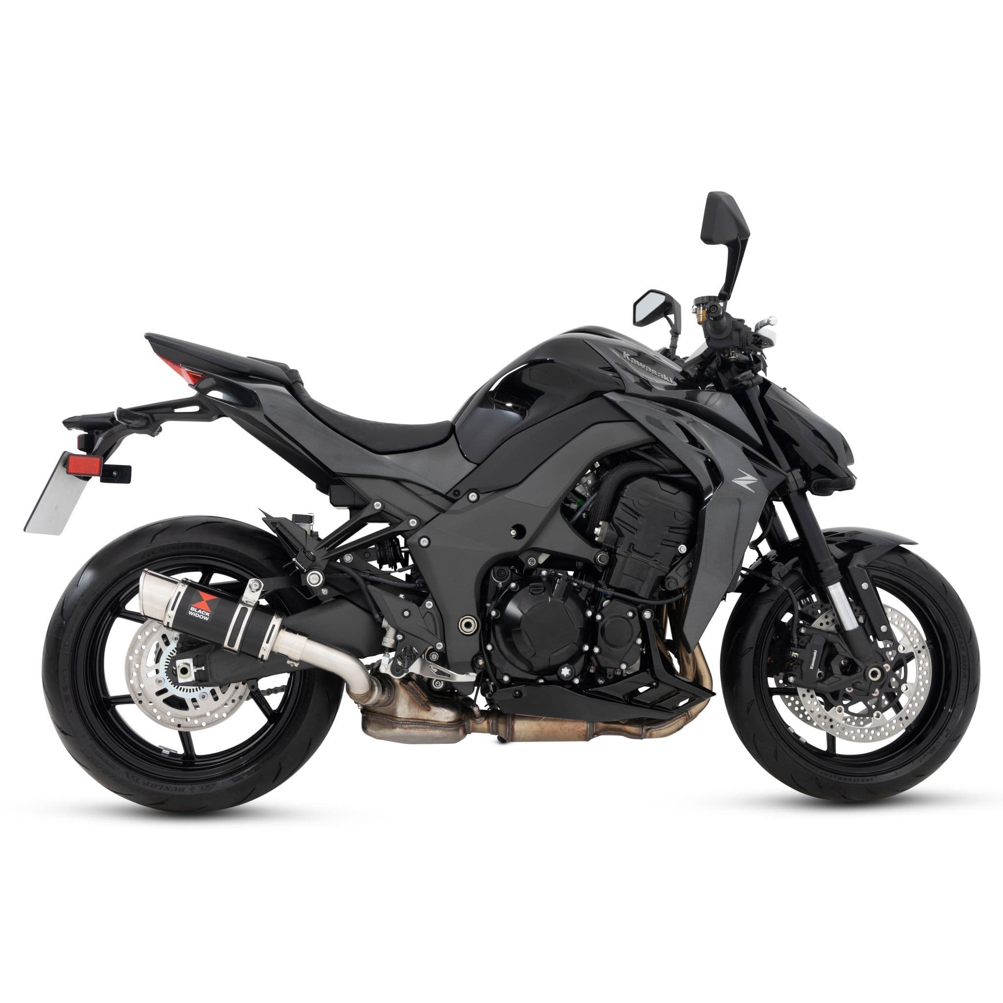 Z 1100 / SE 2026 Exhaust Silencer 200 mm Round GP Black Stainless