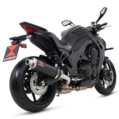 Z 1100 / SE 2026 Exhaust Silencer 400 mm Oval Black Stainless Steel