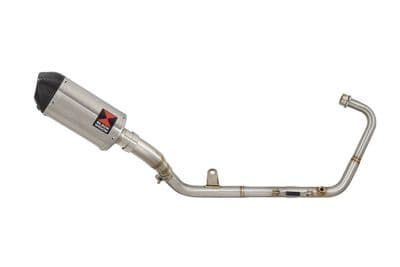 Z 125 2018 - 2024 Exhaust System 200mm Oval Stainless Carbon Tip Silencer